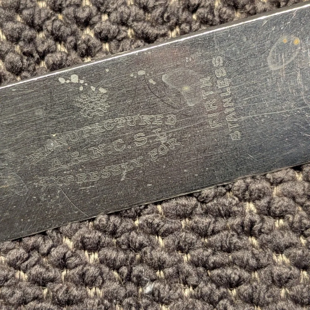 Vintage Firth Stainless Butter Knife A.&N.C.S.L. Army & Navy Co-op Cutlery